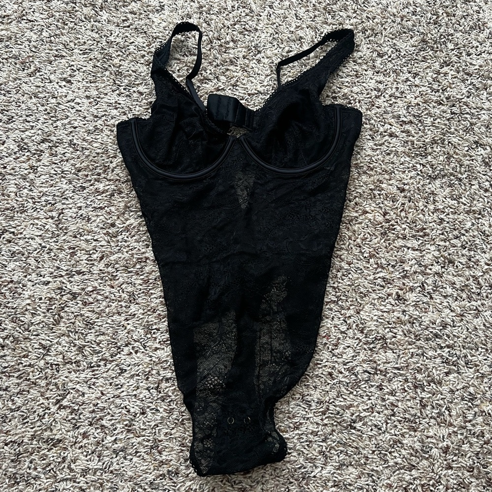 Abercrombie & Fitch Black Lace Bodysuit